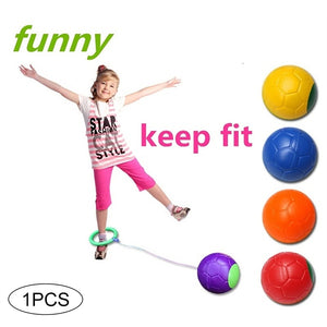 1Pc Skip Ball Outdoor Fun Sports Toy Classical Skipping Toy Exercise Coordination And Force Reaction Training Swing Ball