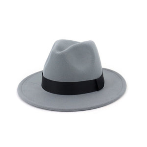 Great Fashion Fedora Vintage Hat Wide Brim Wool Top Hat for Women Church Black Hat Ladies Bowler Hat Jazz Hats for Women