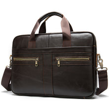 Load image into Gallery viewer, WESTAL bag, men&#39;s genuine leather briefcase, men&#39;s laptop bag, men&#39;s natural leather bag, men&#39;s messenger bags, men&#39;s briefcases
