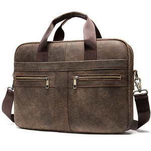 WESTAL bag, men's genuine leather briefcase, men's laptop bag, men's natural leather bag, men's messenger bags, men's briefcases