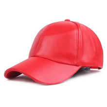 Load image into Gallery viewer, Doitbest solid PU Leather Baseball Caps for men women hiphop Spring snapback Cap suit for Teens Lovers autumn Dance Party hat
