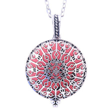 Load image into Gallery viewer, Choose Aromatherapy Necklace Vintage Flower Butterfly Essential Oil Diffuser Necklace Perfume Lockets Pendants
