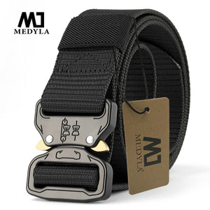New Nylon Tactical Army Belt Mens Military SWAT Combat Belts Emergency Survival Gear Belt