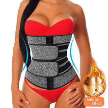 Load image into Gallery viewer, Neoprene Waist Shaper Mid-line Trainer Corset Slimming Belt for Women Weight Loss Compression Trimmer Workout Fitness
