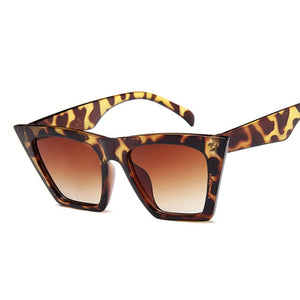 Square  Luxury Sunglasses for Women Fashion Designer Cat Eye Sun Glasses Classic Vintage Sunglasses UV400