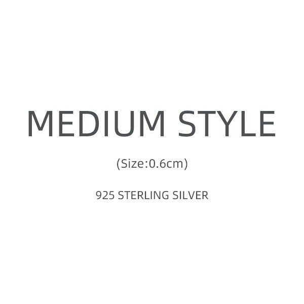 Modian Genuine 925 Sterling Silver Round Black Enamel Stud Earrings for Women Girl Fashion Classic Earrings Jewelry Gift
