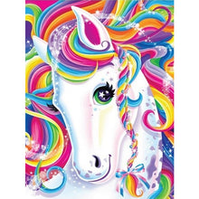 Load image into Gallery viewer, Colorful Unicorn Picture 5D Diamond Painting Cross Stitch of Rhinestone Diamond Embroidery Home Decor
