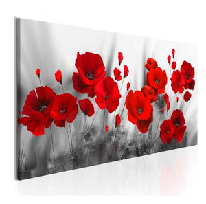 Wide-panel Wild Poppies Diamond Painting Kit DIY Full Drill Select Square Round Diamonds Arts Crafts Embroidery Diamond Paintings Home Décor