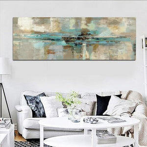 Wide-panel Modern Abstract Landscape 5D DIY Diamond Painting Kits for Adults Full Drill Gem Art Crafts for Women Men Rhinestone Embroidery Arts Craft Home Décor