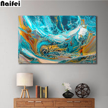 Load image into Gallery viewer, Wide-panel Abstract Deluge 5D Crystal Paintings Decorative DIY Home Decoration Round Square Diamonds Do It Yourself Art Project Relaxation Therapy
