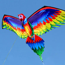 Load image into Gallery viewer, Realistic Big 3D Parrot Kite Children Flying Kite Outdoor Fun Playing Cloth Toy Flying Toys with 100m Line
