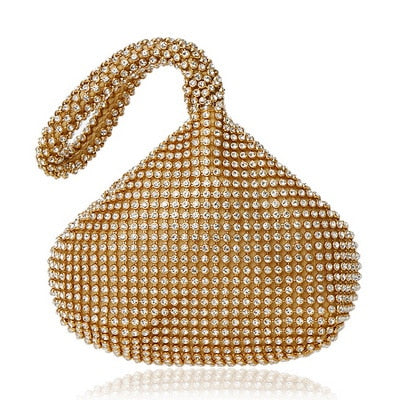 Beaded Womens Evening Bags Cover Open Style Ladies Bling Handbags Purse Bag For Gift Soft Clutch Choose Color