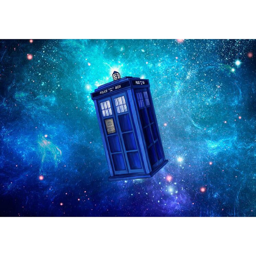 Doctor Who Booth 5D Rhinestone Painting DIY Full Drill Square Round Diamonds Arts Crafts Embroidery Inlay Diamond Painting Home Decor