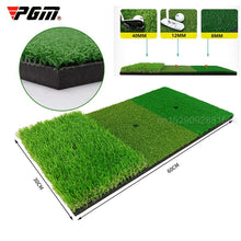 Load image into Gallery viewer, Golf Hitting Mat 3 Practice Grasses with Rubber Tee Hole Golf Training Aids Indoor Outdoor Tri-Turf Golf Hitting Grass Golf Mats
