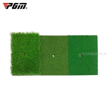 Load image into Gallery viewer, Golf Hitting Mat 3 Practice Grasses with Rubber Tee Hole Golf Training Aids Indoor Outdoor Tri-Turf Golf Hitting Grass Golf Mats
