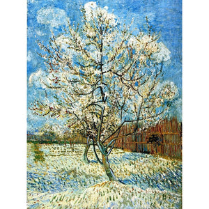 Van Gogh "Peach tree in Blossom" 5D Diamond Dotz or Square Painting DIY Full Drill Diamonds Arts Crafts Embroidery Rhinestone Painting Home Decoration