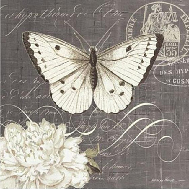 5D DIY Diamond Painting Flower Butterfly Scene 3D Full Square/Round Drill Embroidery Cross Stitch 5D Home Decor Gift