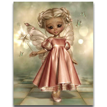 Load image into Gallery viewer, 5D DIY Diamond Painting Cartoon Blonde Fairy Princess Full Square Drill Embroidery Rhinestone Cross Stitch Wall Decor
