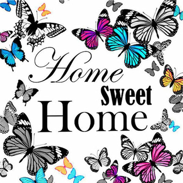Home Sweet Home Drill 5D Diamond Painting Environmental Crafts Full Drill Square Round Embroidery Home Decor Diamond Art