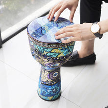 Load image into Gallery viewer, 4/6/8.5 Inch High Quality Professional African Djembe Drum Colorful Wood Good Sound Traditional Musical Instrument
