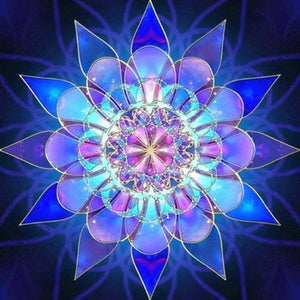 Mandala Flower 5D Diamond Painting Square Round Full Drill Diamond Embroidery Environmental Crafts Home Decor Mosaic