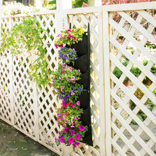 Load image into Gallery viewer, Waterproof Vertical Hanging Planter Garden Flower Pots Layout Wall Mount Hanging Flowerpot Bag Indoor Outdoor Use
