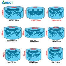 Load image into Gallery viewer, 14-Styles Outdoor Garden Furniture Covers Round Table Chair Set Waterproof Oxford Wicker Sofa Protection Patio Rain Snow Dustproof Covers
