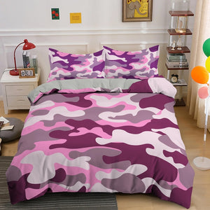 Camouflage Bedding Sets Boy Girl Kid Adult Duver Cover Set King Queen Twin Comforter Covers With Pillowcase Choose Color