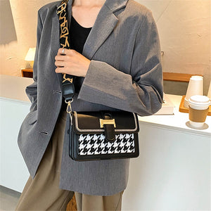 Unique Design Bag Retro Woolen Square Bag Elegant Shoulder Bag Messenger Bag Trendy Womens Purse Choose Color