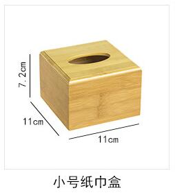 1PCS Wooden Tissue Boxes Napkin Holder Paper Dispenser Tissue Box Holder Wood Tissues Box for Home