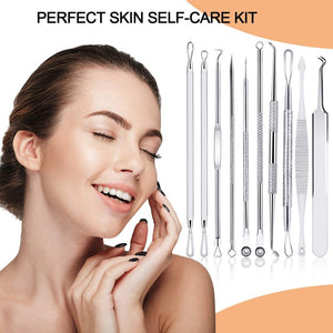 Professional Skin Care Tools Beauty Acne Blackhead Remover Needles to Remove Blackheads Black Spot Extractor Stainless Steel Pimple Removal Skin Care