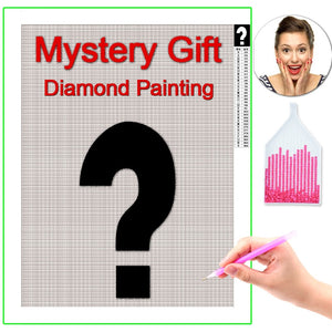 5D DIY Mystery Diamond Painting Mysterious Picture of Rhinestones Diamond Cross Stitch Embroidery 3D Diamond Photo Gift