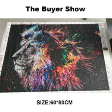 Load image into Gallery viewer, 5D DIY Diamond Lion Full Square Drill Diamond Painting Cross Stitch Embroidery Animal Mosaic Picture Wall Art Decor
