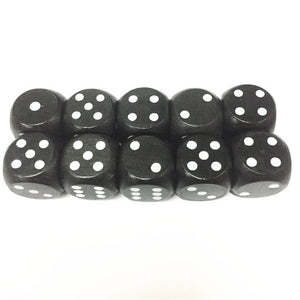 10pcs Wood Dice D6 Sided Dice 16mm Digital number or point Cubes Round Coener For Kid Toys Board Games
