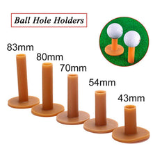 Load image into Gallery viewer, 5-Styles Training Practice Tee Mat Tee Holder Beginner Trainer Ball Hole Holders Practice Rubber Golf Tee
