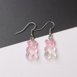 Gummy Bear Dangle Earring Womens Retro Fashion Styligh Candy Earring Drop Style Earrings Choose Color Great Gift