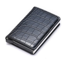 Load image into Gallery viewer, Multi Credit Card Holder Wallet for Men Women RFID Aluminum Box Vintage PU Leather Bank Cardholder Case Makes A Great Gift
