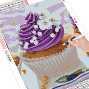 5D Diamond Painting Dessert Food DIY Diamond Embroidery Cupcake Mosaic Rhinestones Pictures Home Decor