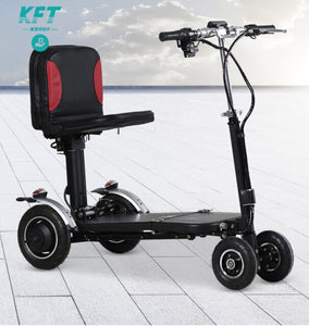 Mini Electric Scooter for Elderly Disabled Folding Automatic Scooter Rollator Walker 10ah 36v Free Cellphone Holder