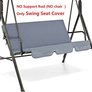 Replacement Swing Cover for Chair Bench 3-Seat Waterproof Patio Garden UV Resistant Swing Seat Furniture Cover