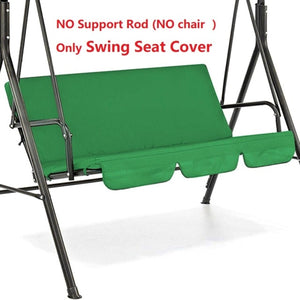 Replacement Swing Cover for Chair Bench 3-Seat Waterproof Patio Garden UV Resistant Swing Seat Furniture Cover