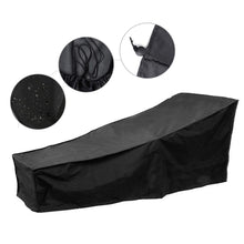 Load image into Gallery viewer, Waterproof Chaise Lounge Cover Lounge Chair Recliner Protective Cover for Outdoor Courtyard Patio Garden
