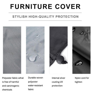 Waterproof Chaise Lounge Cover Lounge Chair Recliner Protective Cover for Outdoor Courtyard Patio Garden