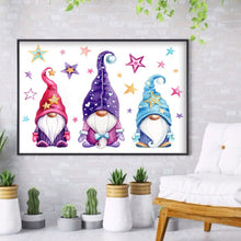 Load image into Gallery viewer, Gnome Starry Night Home Decor Painting diamond painting Gifts Dwarfs Ornament Diamond Dot Art
