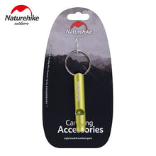 Load image into Gallery viewer, Naturehike Outdoor Survival Whistle Aluminum Camping EDC Tool Gear Escape Whistle Accessory 3 Colors
