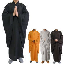 Load image into Gallery viewer, Shaolin Buddhist Monk Dress Meditation Haiqing Robe Kung fu Suit Men&#39;s Costumes

