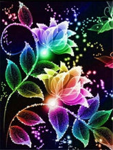 Load image into Gallery viewer, Colored Flowers 5D Diamond Painting DIY Drill Square Round Diamonds Arts Crafts Embroidery Bubble Rhinestone Painting Home Decoration
